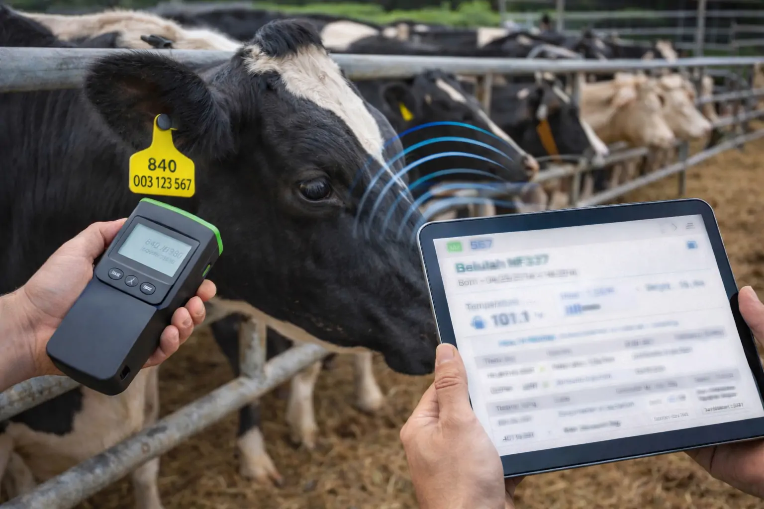 wie rfid beim Gesundheitsmanagement in der Viehwirtschaft funktioniert