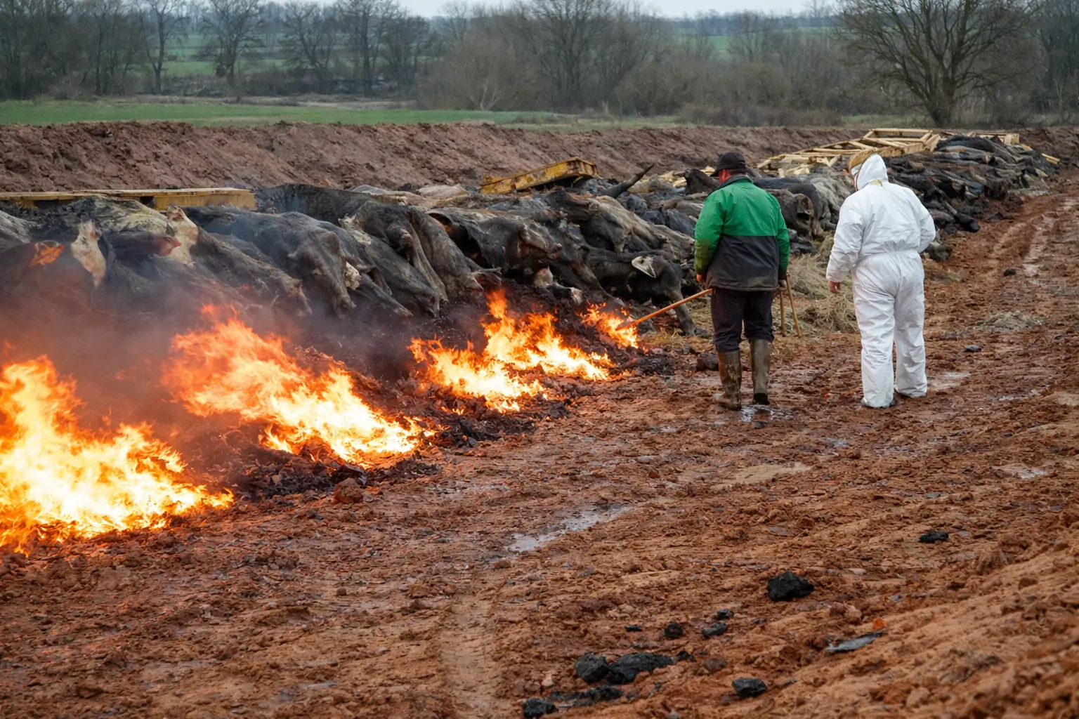 der Ausbruch der Maul- und Klauenseuche im Vereinigten Königreich im Jahr 2001