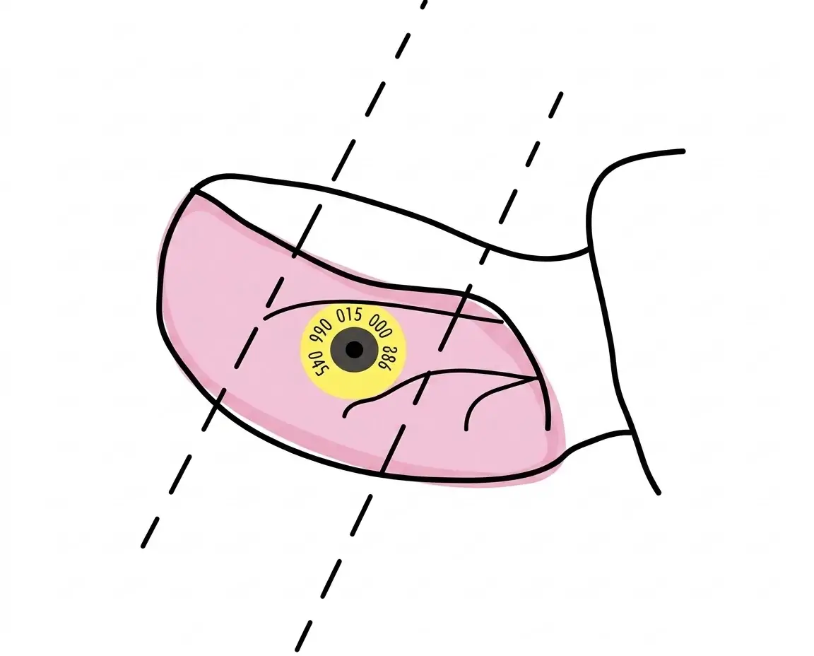 Anatomia i prawidłowe umiejscowienie ucha świni