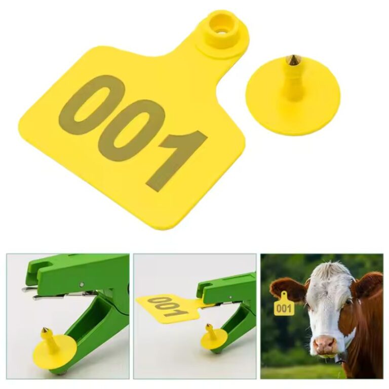 1Set Livestock Ear Tag Applicator Plier With Pin Pig Goat Cattle Ear